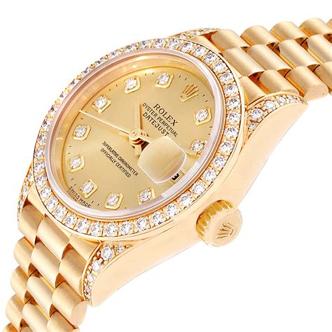 rolex gold datejust 26 mm diamond price new|Rolex Datejust price chart.